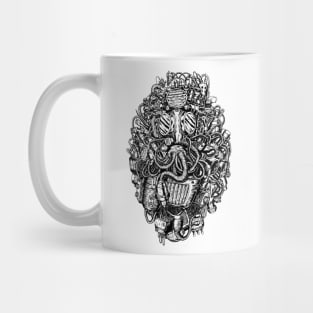 super gas mask Mug